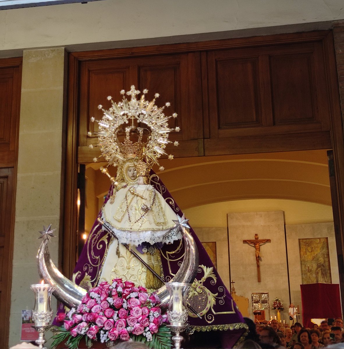 Bienvenida MADRE💐, <a href="/VirgenCapilla/">Virgen de la Capilla</a> , feliz de tenerte tan cerca estos días.

#Jaén
#VirgenDeLaCapilla 
#PatronadeJaén
#MAYO
#AñoMariano
#13deMayo