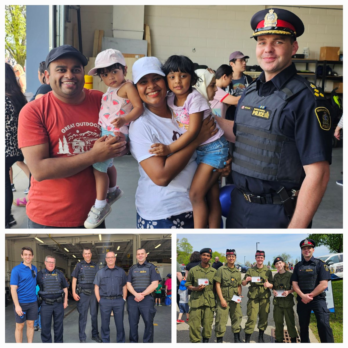 Chief_MCrowell's tweet photo. Thanks to all those who attended today's Open House @WRPSToday Headquarters. 

We had an amazing turnout, supported by countless members, volunteers, &amp; community partners. 

Happy #PoliceWeek across Ontario  - Building Bridges – Celebrating Police and Community Partnerships. https://t.co/uwFwoaB5Xm