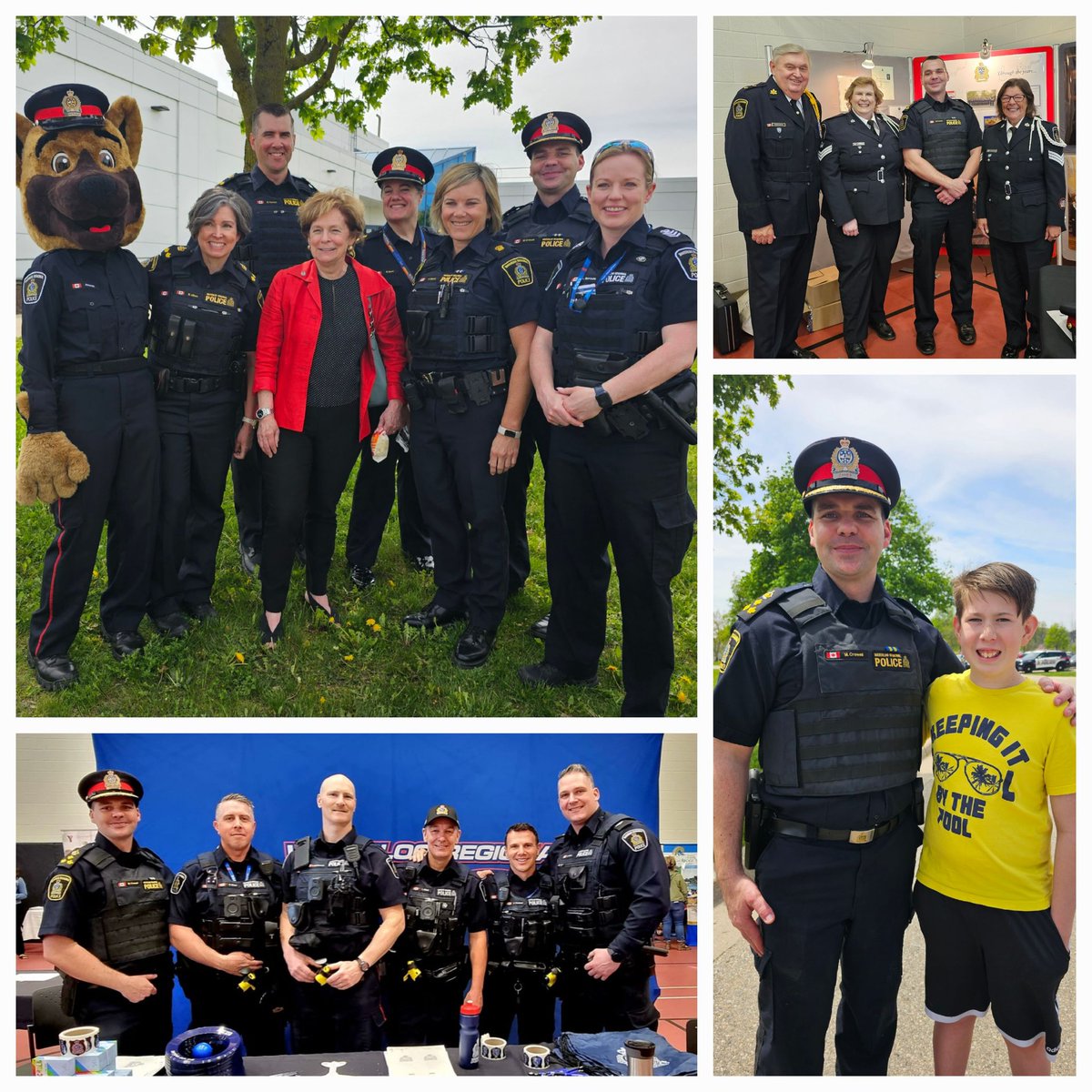 Chief_MCrowell's tweet photo. Thanks to all those who attended today's Open House @WRPSToday Headquarters. 

We had an amazing turnout, supported by countless members, volunteers, &amp; community partners. 

Happy #PoliceWeek across Ontario  - Building Bridges – Celebrating Police and Community Partnerships. https://t.co/uwFwoaB5Xm
