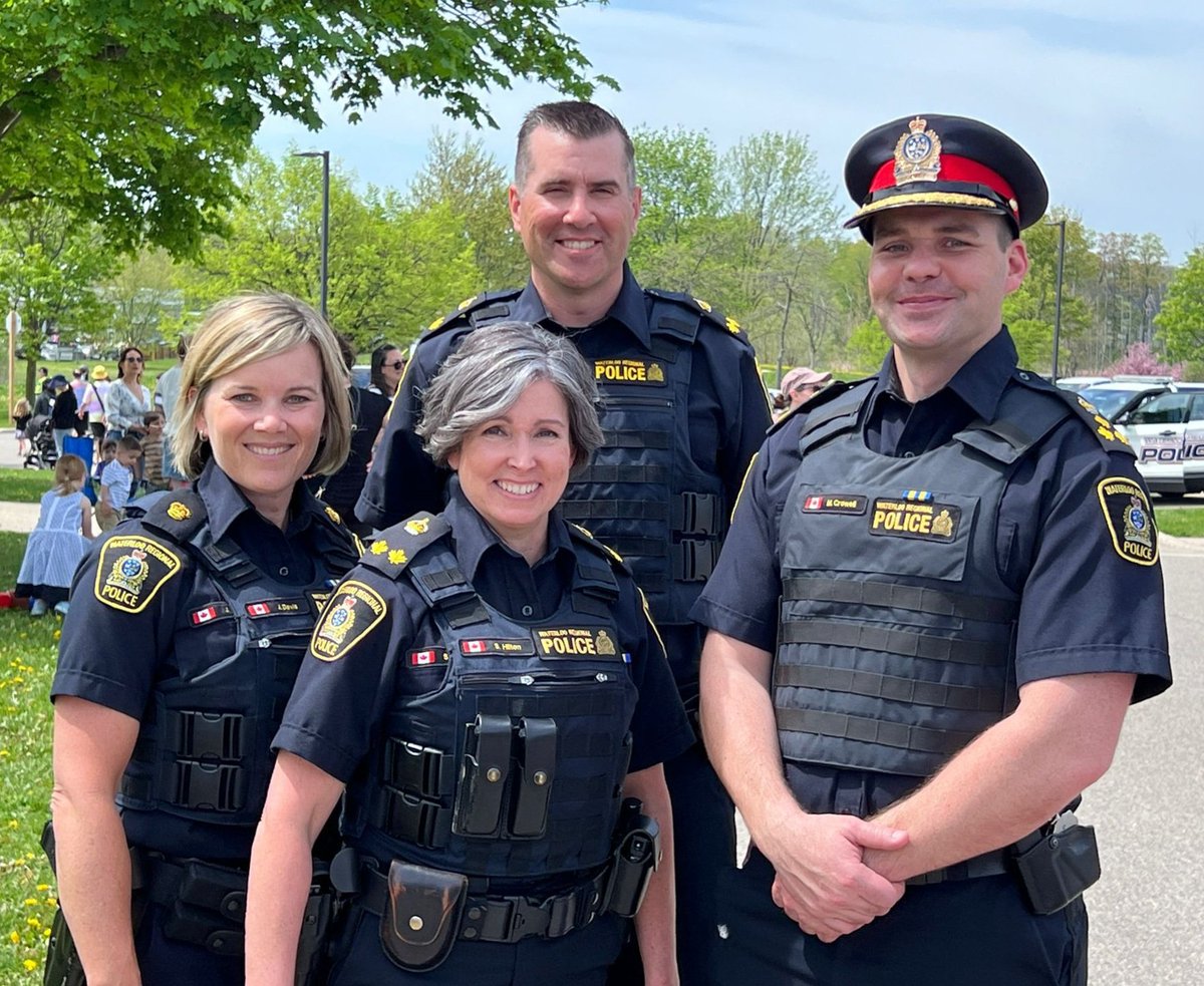 Chief_MCrowell's tweet photo. Thanks to all those who attended today's Open House @WRPSToday Headquarters. 

We had an amazing turnout, supported by countless members, volunteers, &amp; community partners. 

Happy #PoliceWeek across Ontario  - Building Bridges – Celebrating Police and Community Partnerships. https://t.co/uwFwoaB5Xm