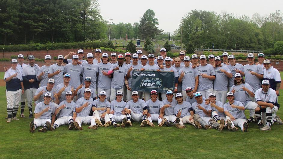 . <a href="/LVCBaseball/">LVC Baseball</a> wins the MACC title for the second straight year. Release:   d3baseball.com/playoffs/2023/…