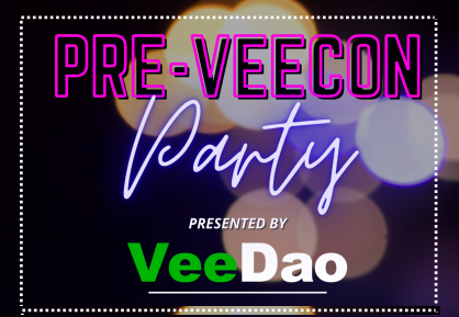 PotcakeNFT's tweet photo. EVENT ANNOUNCEMENT: We are happy to announce our sponsorship of @TheVeeDao pre-party! It's currently SOLD OUT as they verify fire capacity at the venue. We can't wait to meet the VeeDao gang! @VFriendsEth 👑#weareroyals #veefriends #veecon https://t.co/NMNp2CY5k5