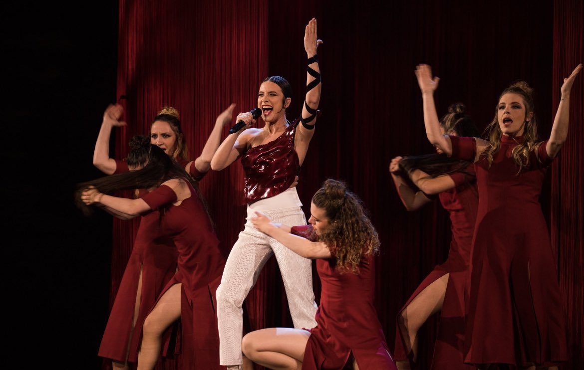 Cordelia showing up with her soilders to find King Lear: #Eurovision