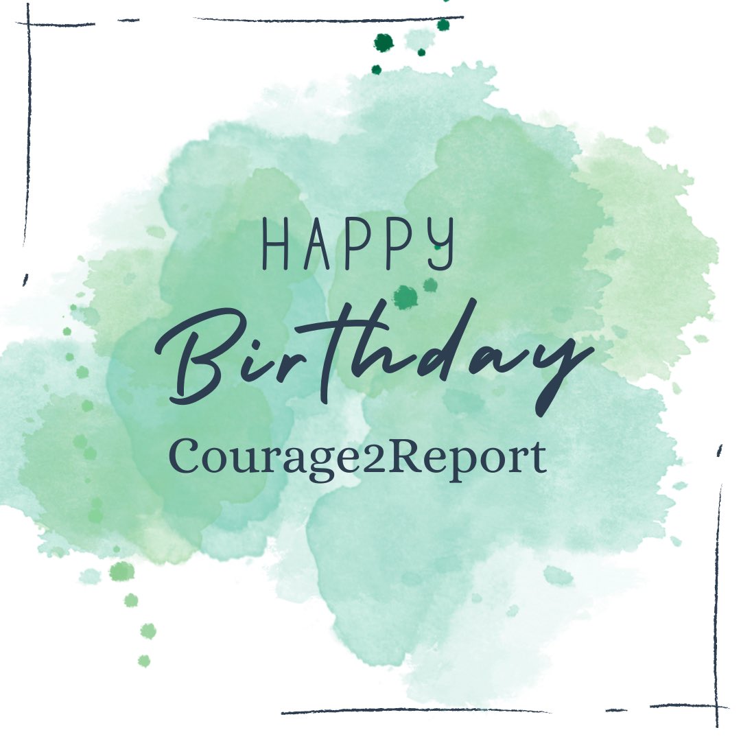 On this day in 2019 Courage2Report officially launched! 
Happy Birthday Courage2Report! #preventschoolshootings #schoolviolenceprevention #preventschoolviolence #preventbullying #happybirthday