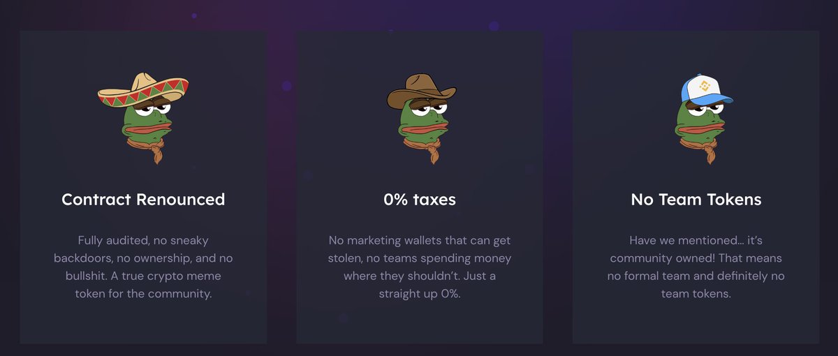 $DAPEPE EARLY GEM <a href="/DaddyPepeToken/">Daddy Pepe</a> 🔥

0% TAX

SUPPLY: 
1% for contests
99% TO LP/presale

MC under $150K (and rising fast)🚀

#BSCGEMS #1000X $CAPO $PEPE $MONG $BOB #FOMO