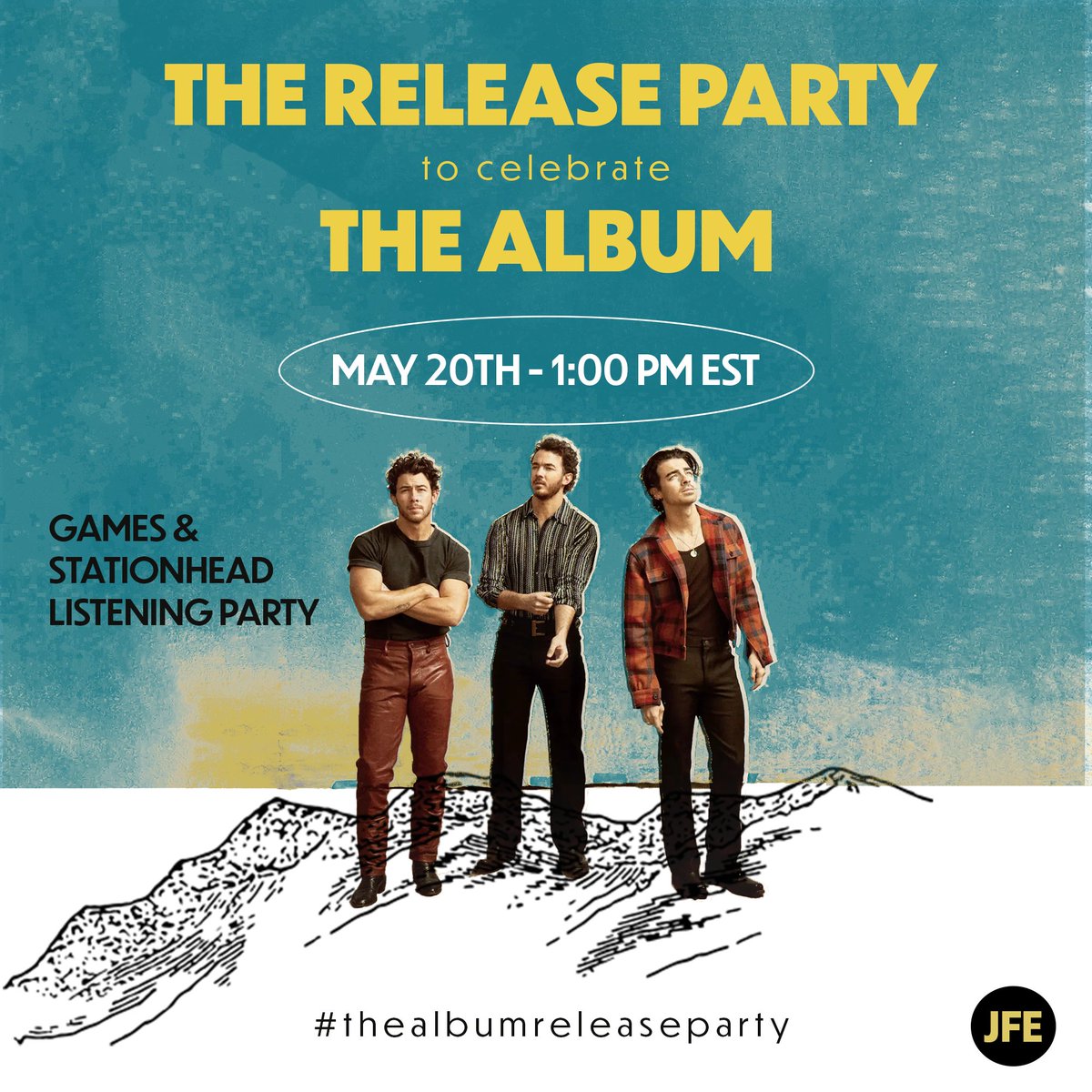 *IMPORTANT* NEW DATE
we are so sorry to do this but something came up with one of our members and we won't have enough of our team at #thealbumreleaseparty  tonight.
We have decided to postpone the event until next Saturday (May 20th) at 1PM EST (cont)