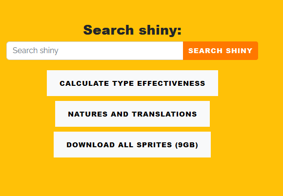 New to Shinypedia: a download all sprites option for those who need all the sprites available on Shinypedia from gen 2 and up on their pc.
Visit shinypedia.com to get them all!