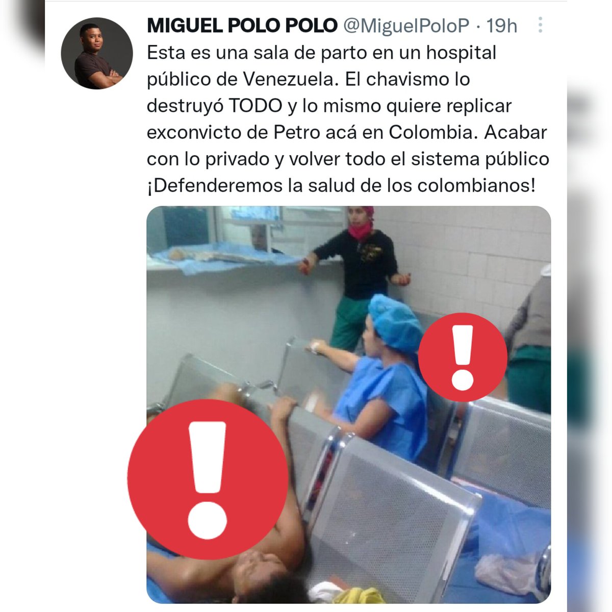 Anitavelez9's tweet photo. Usted @MiguelPoloP tiene todo el derecho a estar en desacuerdo con reforma a la salud, pero su trabajo es en el Congreso, no en redes exponiendo intimidad de mujeres q tuvieron que pasar por algo así en otro país, revictimizándolas. Cuántas veces más tenemos q pedirle respeto? https://t.co/zVRMhDbhRZ