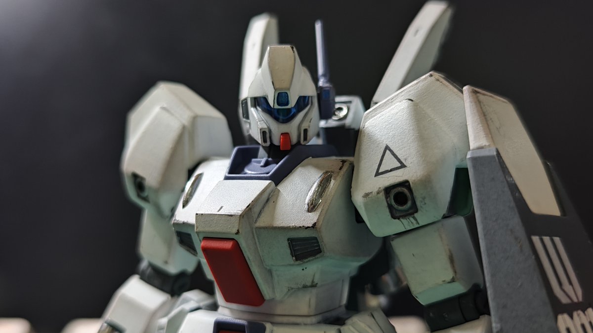KRTfrom2018's tweet photo. First time to build a GUNPLA with pen paint🫤HGUC JEGAN https://t.co/pXdfHNlBZa
