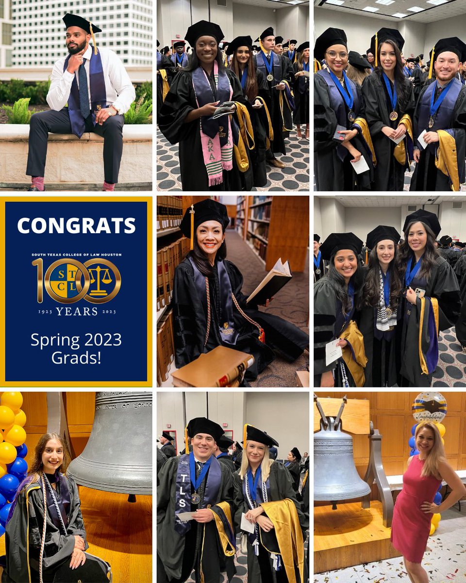 STCL_Houston's tweet image. Celebrating a new crew of JD graduates! 

Watch the ceremony here: bit.ly/4518ywb

Don't forget to use #stclgrad on IG and Twitter to share your photos online. 

#stclhouston #stclgrad #stcl100 #graduationday #commencement