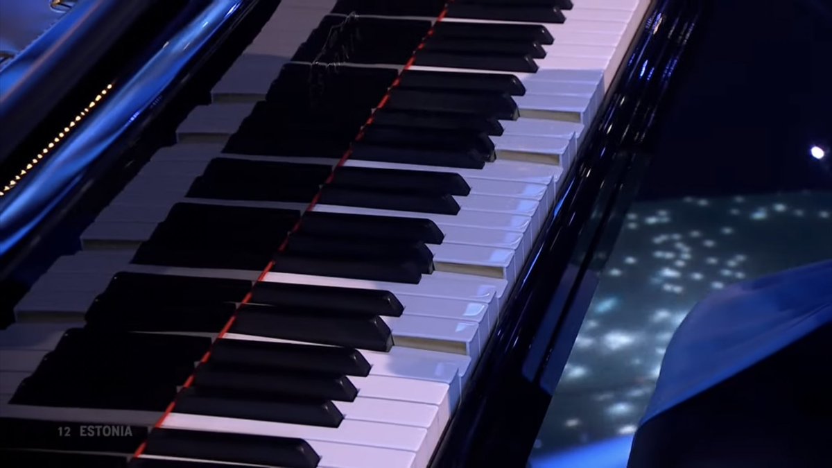 ChristinRie's tweet photo. für estland spielt einfach john cena klavier #Eurovision2023 https://t.co/2eI8f3h67V