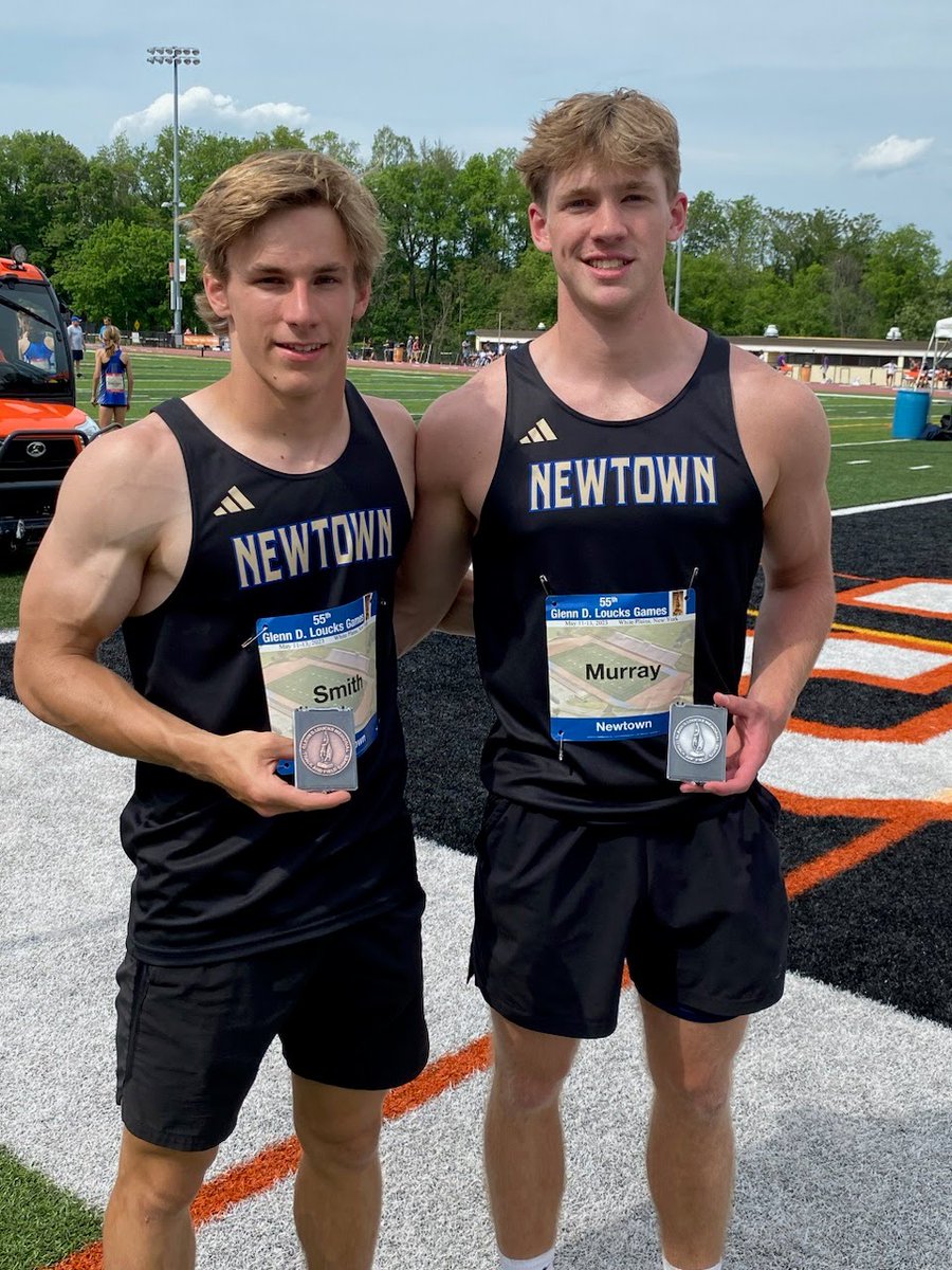 Newtown High School Boys Track and Field (@nhsindoortrack) on Twitter photo A big shout out to Kevin Murray placing 2nd with a throw of 163-11' and Caleb Smith placing 4th with a throw of 158' in the javelin at The Loucks Games today. Congratulations! <a href="/nhsathletics/">NHS Athletics</a> A big shout out to Kevin Murray placing 2nd with a throw of 163-11' and Caleb Smith placing 4th with a throw of 158' in the javelin at The Loucks Games today. Congratulations! <a href="/nhsathletics/">NHS Athletics</a>
