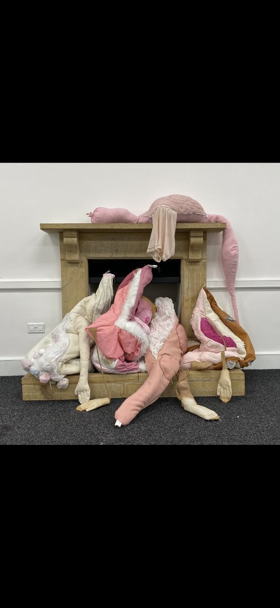 loubakerartist's tweet photo. I’m #hangingout with my #Transitionalobject #sculptures at @seam_collective’s #AVisibleTHREAD #exhibition @DurlstonCP #Swanage on Tues. & Weds. this week. Come and join us! #pleasetouch #touch
#intimacy #grief #recycled #textiles #cloth #comfort #discomfort #mother #other #art https://t.co/9BIfyhf0JB