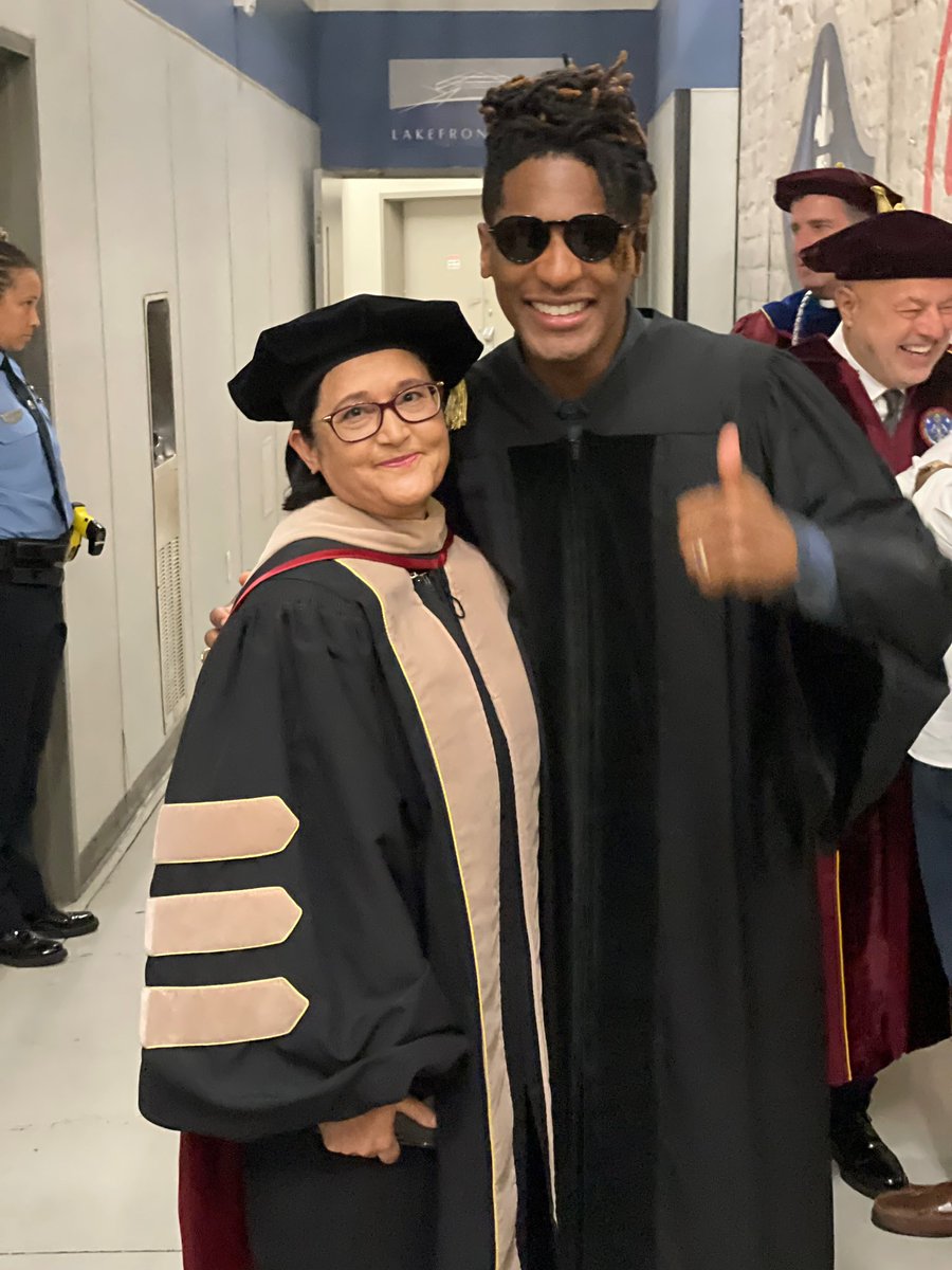 Dr. Tanuja Singh (she/her) (@doctort2) on Twitter photo Yes, that’s the legendary <a href="/JonBatiste/">jon batiste</a> and yes, I had the distinct honor of conferring an honorary doctorate upon him on behalf of <a href="/Loyola_NOLA/">Loyola New Orleans</a>, a memory I will cherish forever! #Wolfpack #CommencementSpeaker Yes, that’s the legendary <a href="/JonBatiste/">jon batiste</a> and yes, I had the distinct honor of conferring an honorary doctorate upon him on behalf of <a href="/Loyola_NOLA/">Loyola New Orleans</a>, a memory I will cherish forever! #Wolfpack #CommencementSpeaker