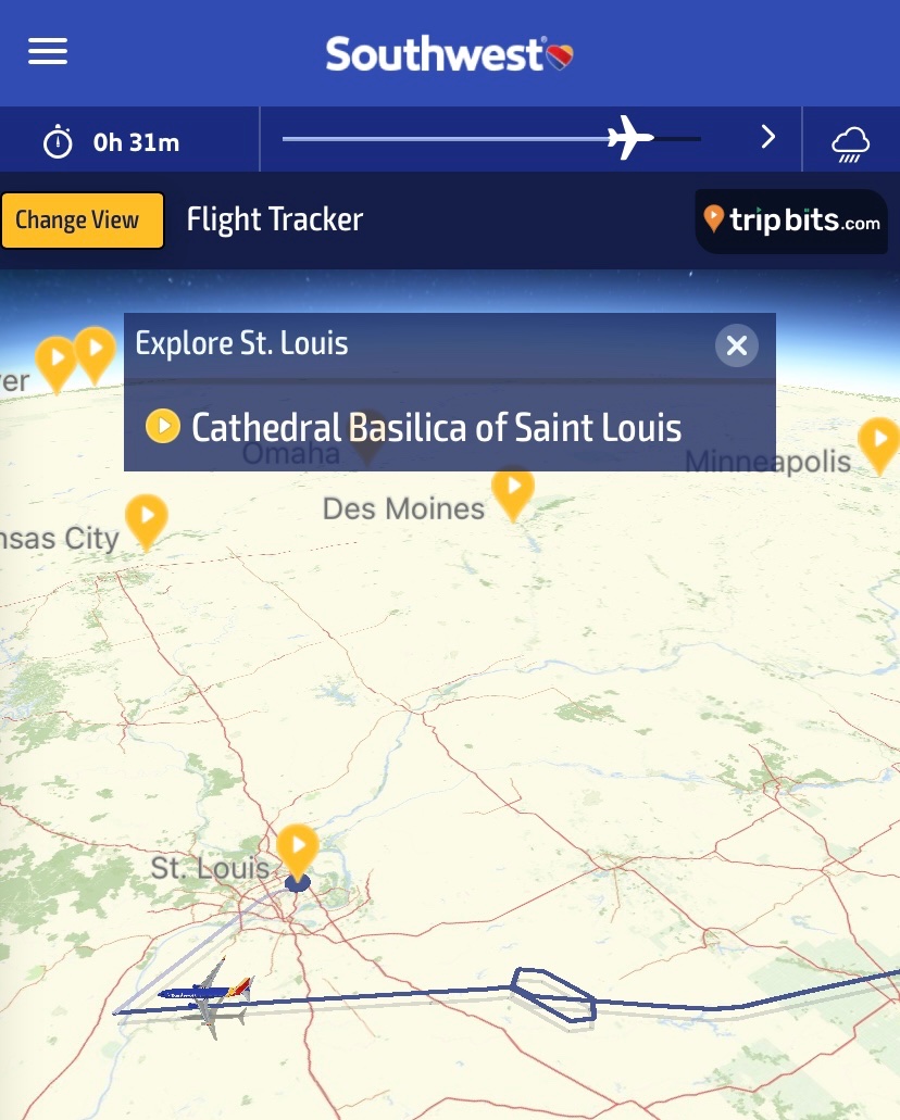pilot told us he was gonna do some fun tricks!