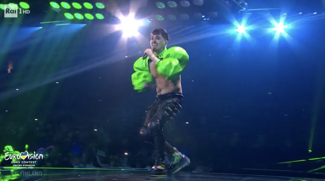 Cinguetterai's tweet image. Al primo ascolto: “Cos’è questa baracconata trash della Finlandia?”
Io adesso: “Cha cha cha cha cha cha cha”

#Eurovision #Eurovision2023 #ESCITA #ESC2023