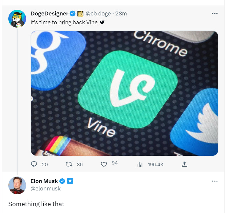 Elon,we are coming caz u like $Vine
dexscreener.com/ethereum/0x7f9…
#vine #memecoin #erc20 #PEPE