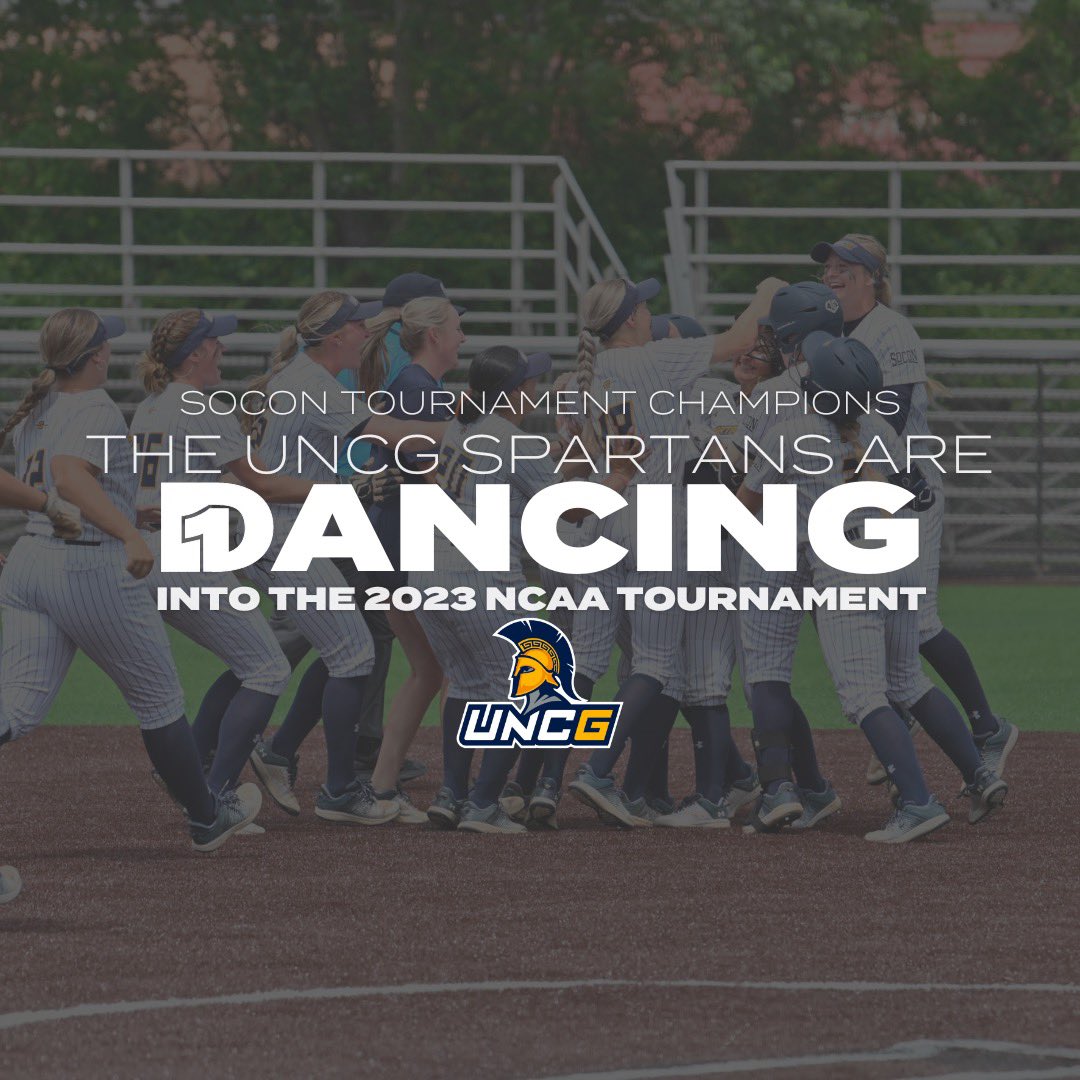 Get your dancing shoes on Spartans 👟

<a href="/UNCGSoftball/">UNCG Softball</a> are your SoCon champs!