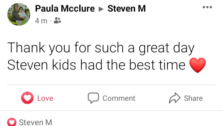 cumbernauldcinc's tweet photo. Some feedback from today's Children's Party. 🥳 

Thank you for the lovely feedback! We are so happy to hear everyone had a great day! 🌟 

#charactersinthecommunity #citc #stevenmcitc #feedback https://t.co/2Ih5lulUPs
