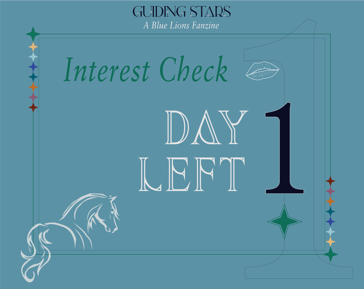 guidingstarsfz's tweet photo. 🐎 1 DAY left of Interest Check! 🐎

To guide Fódlan to a better future, our stars will need all the help they can get!

Our IC will close tomorrow (June 5th) at 11:59 p.m. EST! Check out the thread below for more 🔽 https://t.co/LXaX6KrkMF