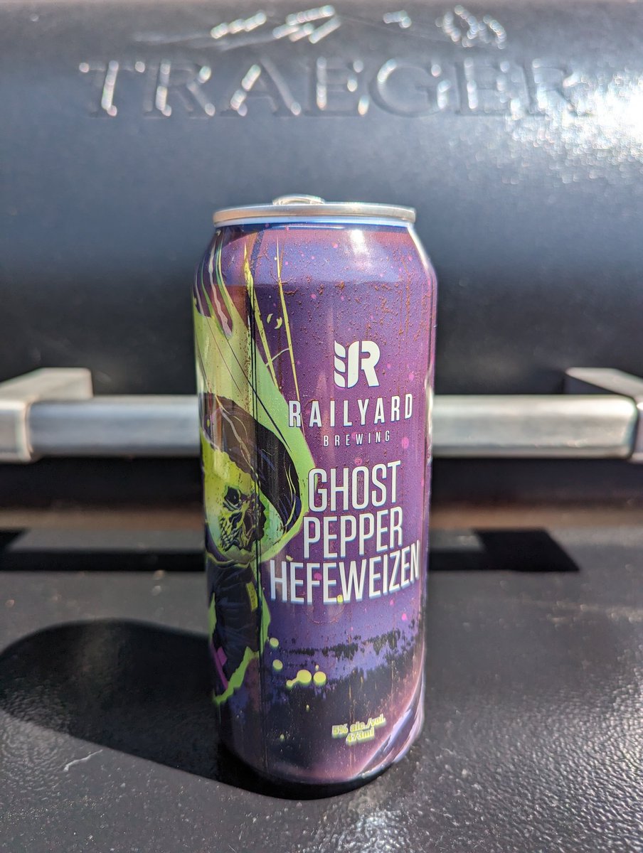 Two of my favorite things combined !

Beer 🍺 &amp; Heat 🌶️ 

Tasty Baby hailing from Calgary 

#Craftbeer 
<a href="/RailyardBrewing/">Railyard Brewing</a>