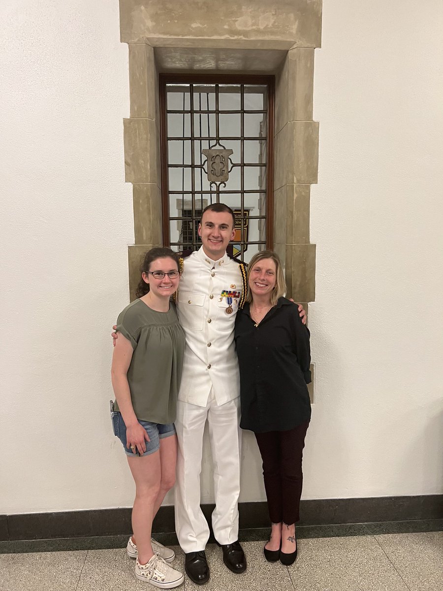 CSM_Mac's tweet photo. So proud of our Nephew Justin-graduated from @virginia_tech and will Commission in the @USNavy! Anchors away and all that….but Go Army, Beat Navy! https://t.co/GCkDSpqd98