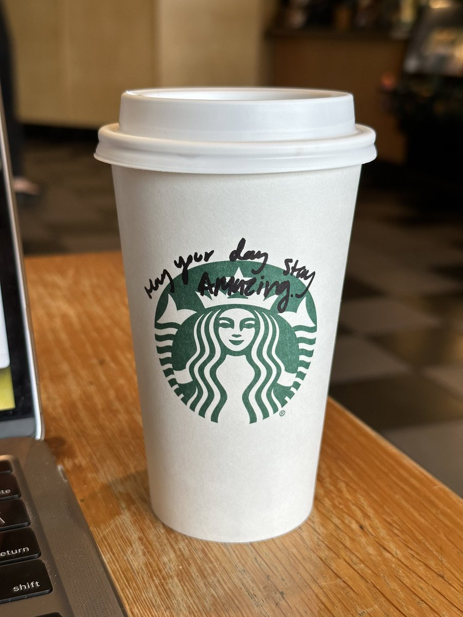mrdaps's tweet photo. Things like this keep me coming back to @starbucks. #keepkind #adventuresatstarbucks https://t.co/RA1CJWvoYn