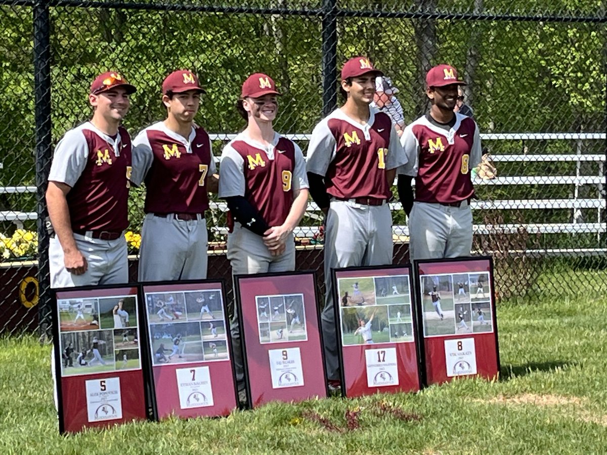 End of an era for these senior  ⁦<a href="/Marianapolis/">Marianapolis Prep</a>⁩ Golden Knights!  Good luck next year Knights … keep hittin’ em long!