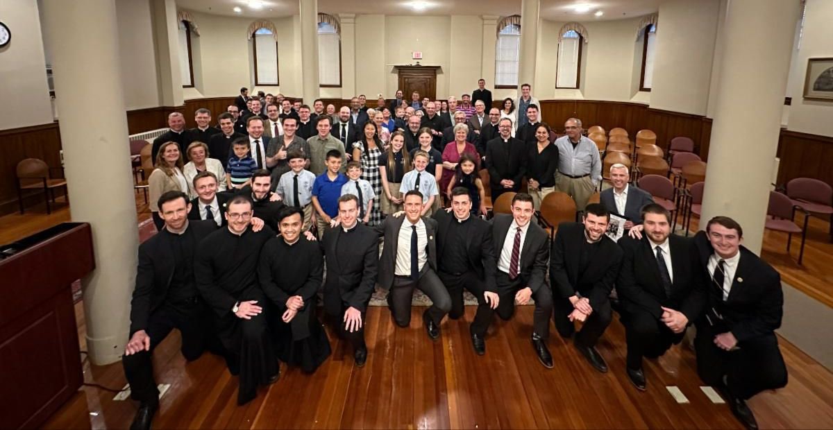 SJSBoston's tweet photo. On May 11, @SJSBoston had the opportunity to view Souls in the Game. We were joined by the production team, and the generous benefactors who made this project possible. Thank you!
๐๐๐๐
โข
Learn more at https://t.co/IKTI3lpJl2
โข
#Catholic #SJSBoston #Soulsinthegame #Seminary https://t.co/Z140EU5QYb