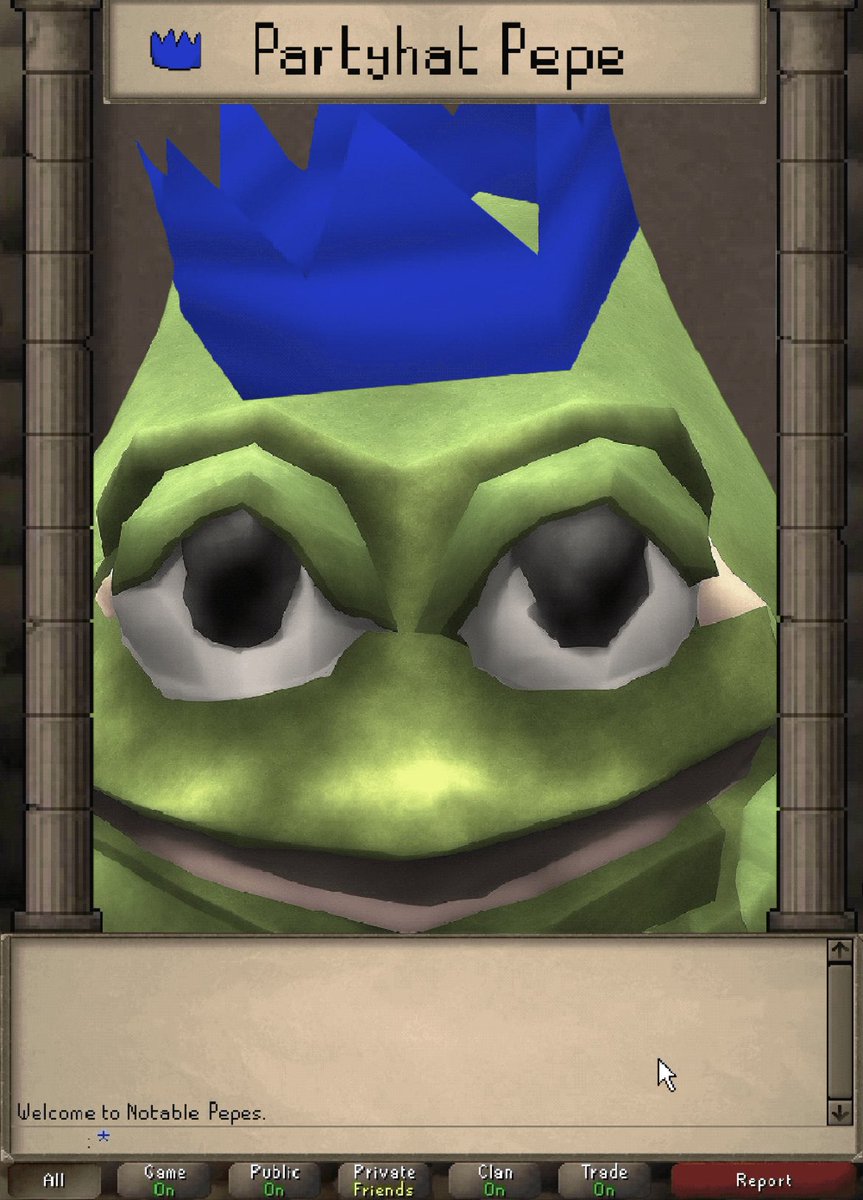 NotablePepes's tweet photo. Partyhat Pepe

Series: 2
Card: 8
Supply: 141
Artist: @myjpeg https://t.co/Kwsl6R3RFv