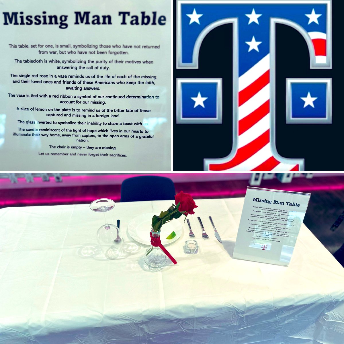 In honor of #MilitaryAppreciationMonth South Florida VAN has set up Missing Man Table displays in stores around the districts, These tables symbolize a deep and important message to those that have served. We are very proud to honor their sacrifice. 🇺🇸 #FLSouthLovesOurVeterans