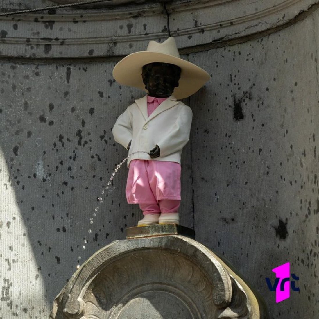 Love that the City of Brussels did this. #Eurovision