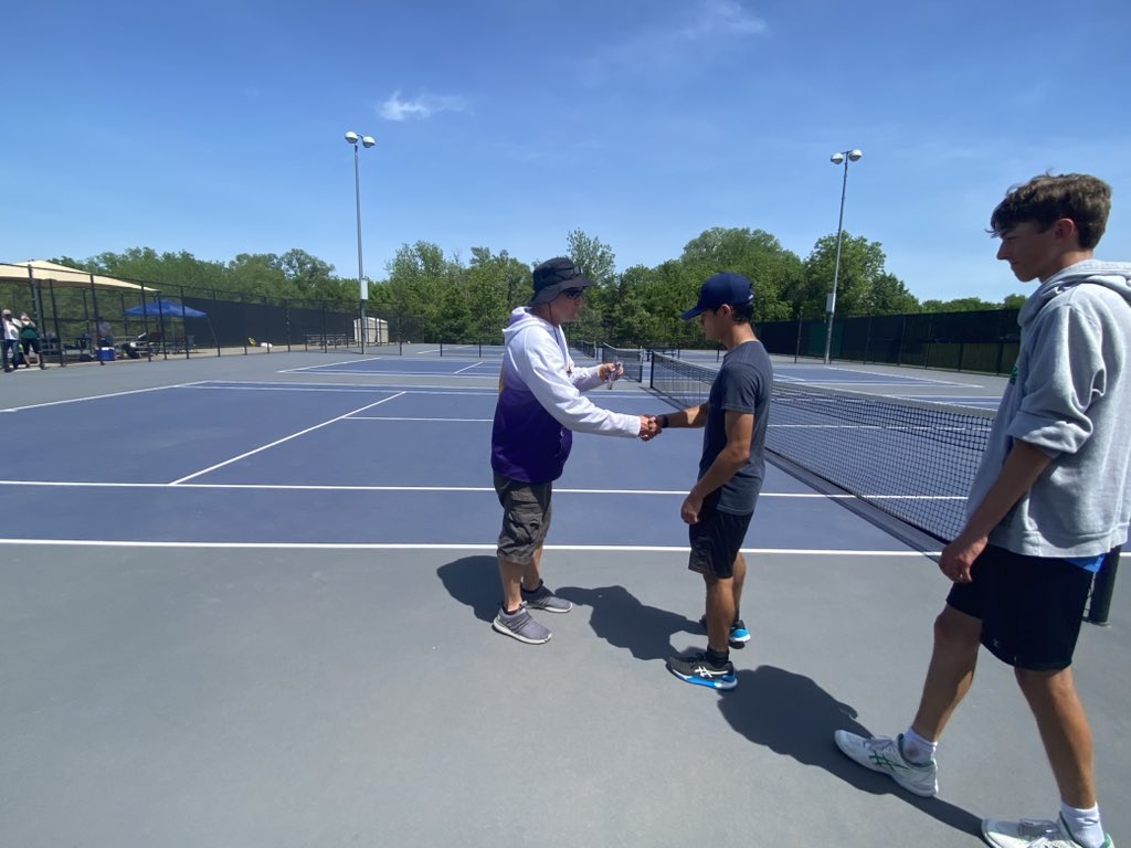 DeSotoTennis's tweet photo. Another long day at State tennis and it was great to be playing day 2. Worn out and cramping at the end, Colton/Cael finish as medalists in 12th place. #hardware #nomobility #longdrivehome https://t.co/wIIVQJ8ops