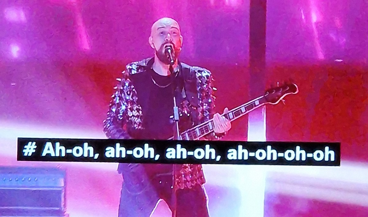 AshJWilliamson's tweet photo. Having the subtitles on during #Eurovision2023 really helps! https://t.co/L1jYBhvnWu