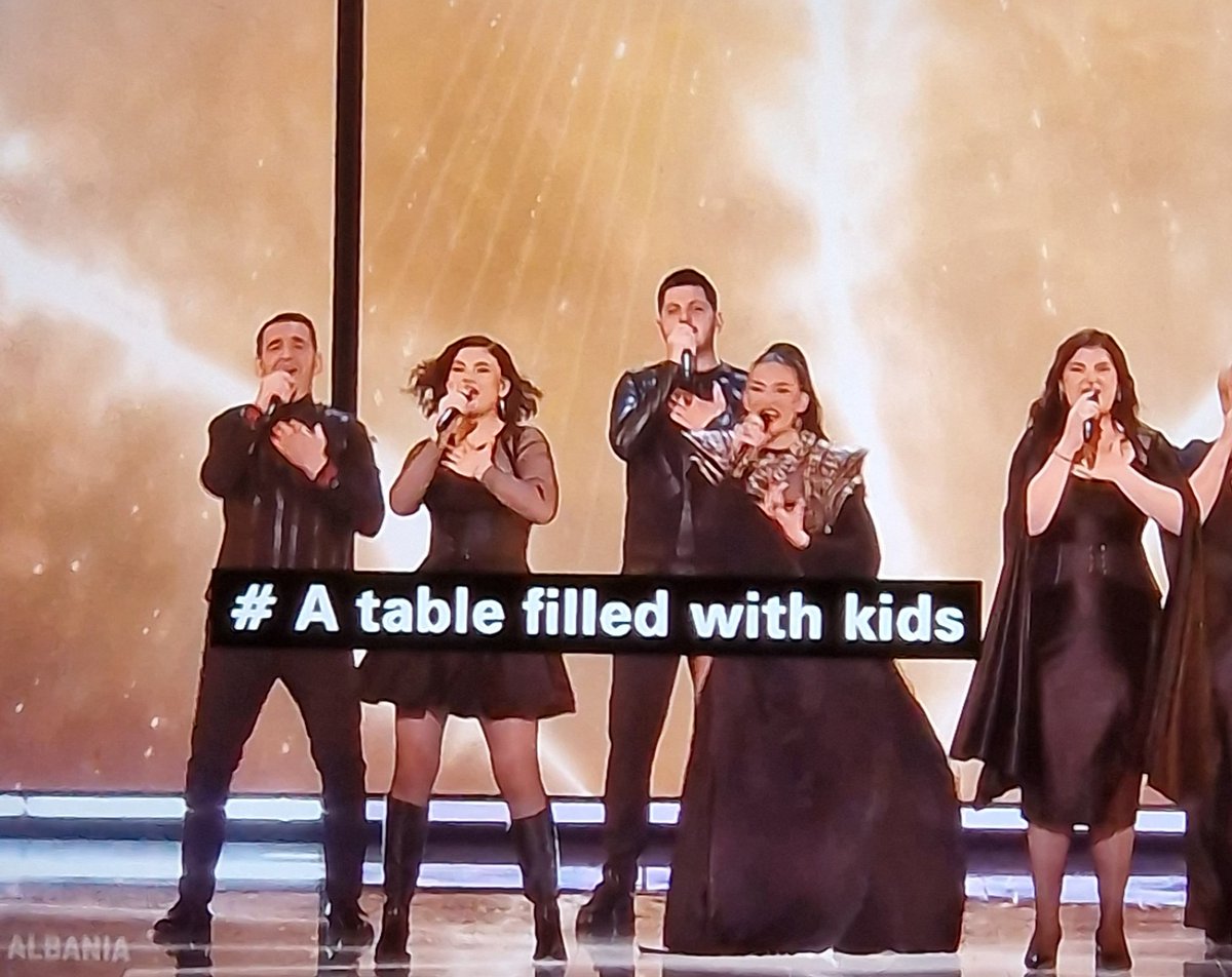 Having the subtitles on during #Eurovision2023 really helps!