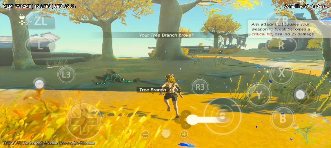 tsnewsapp's tweet photo. ZELDA: TEARS OF KINGDOMS
Causa polémica nuevamente el emulador Egg NS tras varios usuarios publicando gameplays corriendo el nuevo zelda totalmente estable entre los 15-60 FPS.