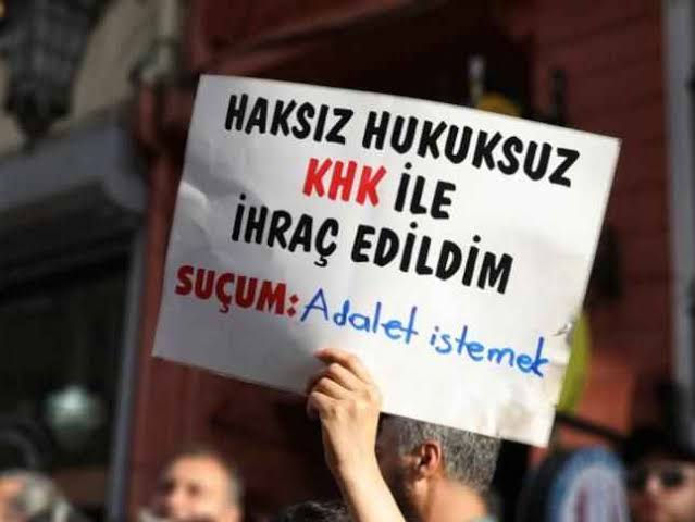 Oyumu kullanırken KHK zulmünü hatırlıyacağım.