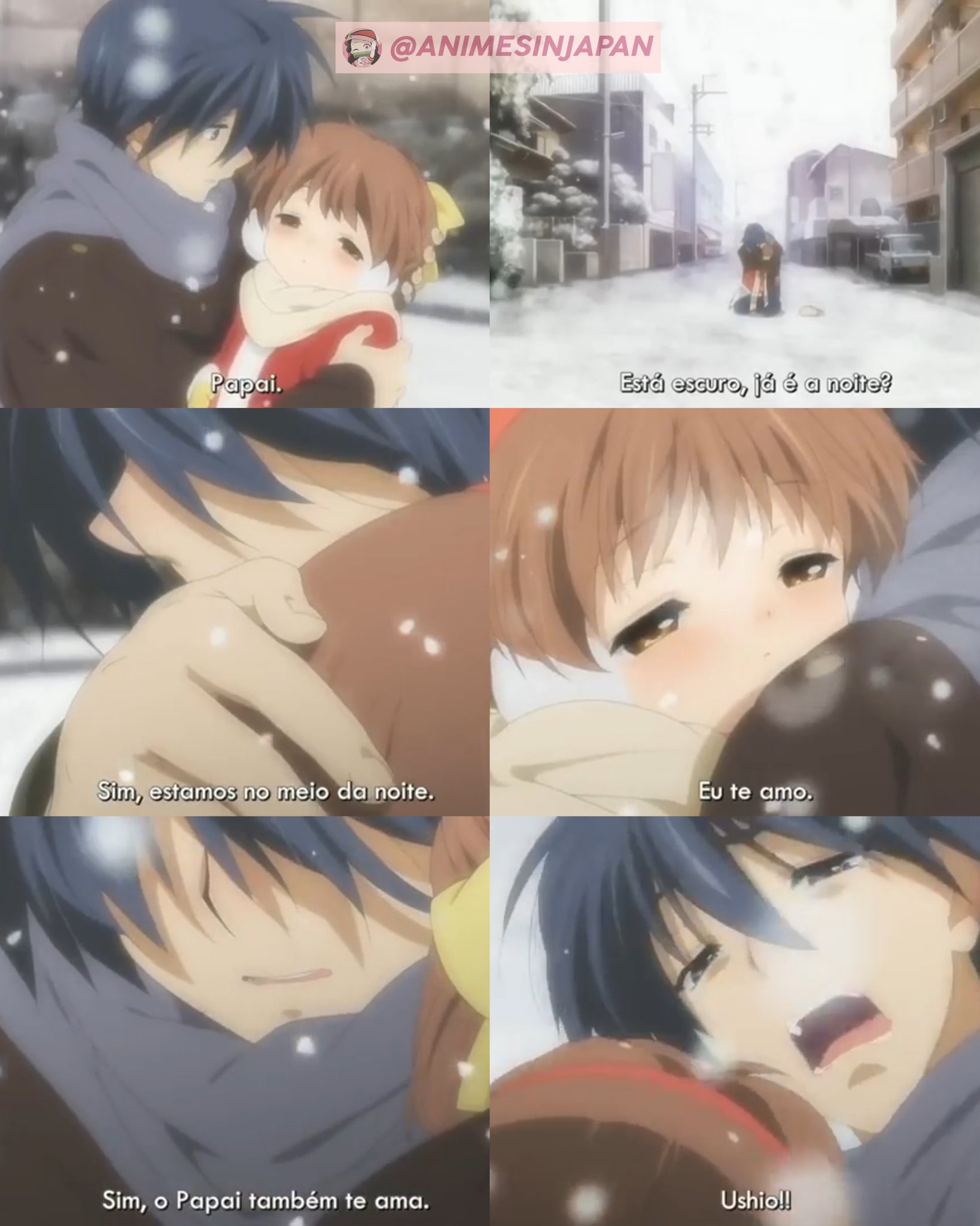 Animes In Japan 🎄 on X: 😭💔 Anime: Clannad after story. https