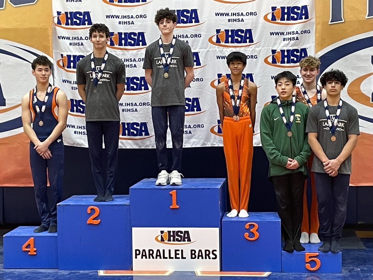 Lake Park Athletics (@lpathleticdept) on Twitter photo Congratulations <a href="/LPBGYM/">Coach Nova</a> Parallel Bars IHSA State Medalists #WeAreLakePark
🥇 Bryce Mensik (State Champion)
🥈Ryan Czech (Runner Up)
🏅Sergio Hernandez (5th Place) Congratulations <a href="/LPBGYM/">Coach Nova</a> Parallel Bars IHSA State Medalists #WeAreLakePark
🥇 Bryce Mensik (State Champion)
🥈Ryan Czech (Runner Up)
🏅Sergio Hernandez (5th Place)