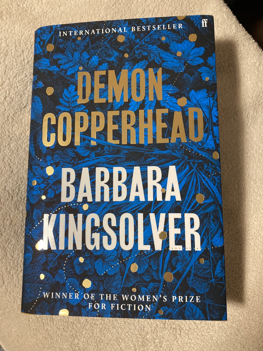 fionamsharp's tweet image. Purchased today! ⁦@WomensPrize⁩ ⁦@FaberBooks⁩ #DemonCopperhead #BarbaraKingsolver (I know the pb is out but I preferred this hb cover) ⁦@PulitzerPrizes⁩