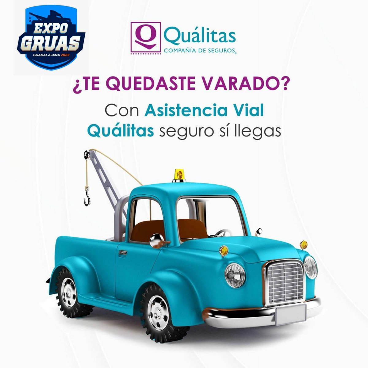 Quálitas Compañía de Seguros
presente en

❗EXPO GRÚAS Guadalajara 2023❗

📍EN EXPO GUADALAJARA

🗓️DEL 22 al 24 de junio

✍️Registro sin costo en
expogruas.com

📱5518459145

#gruerodecorazon #gruas #gruasconfiables #gruasdecalidad #agruas