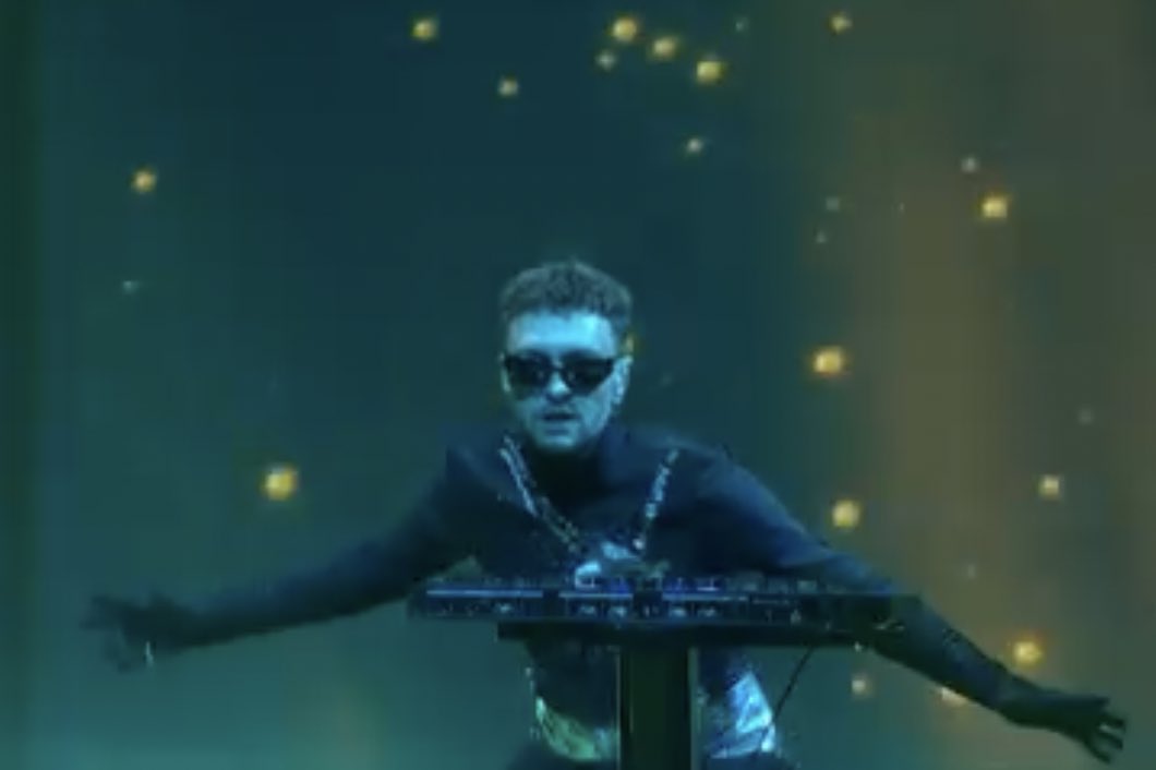 CountBinface's tweet photo. President Zelensky, so you found a way to be there after all. Clever.  Very clever. #Eurovision https://t.co/ry73JGqkeK