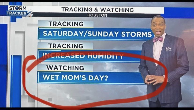 Ole Khambrel tryna hook a player up.  I see you.  @KPRC2 #MothersDay2023