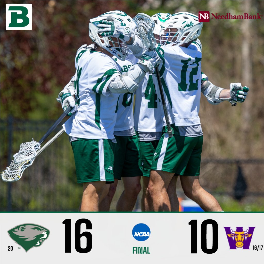 BabsonAthletics's tweet photo. Jacob Tauss (4g), Matt Stucchi (2g,2a) and Will Spangenberg (1g,3a) all finished with four points, Dillon Quinn and Hayden Bean both had 2 CTs as No. 20 @babsonlacrosse beat No. 16/17 @ephssports for the program's first @NCAADIII win in Saturday's 2nd round. #GoBabo #d3lax https://t.co/9UQjltHaWA