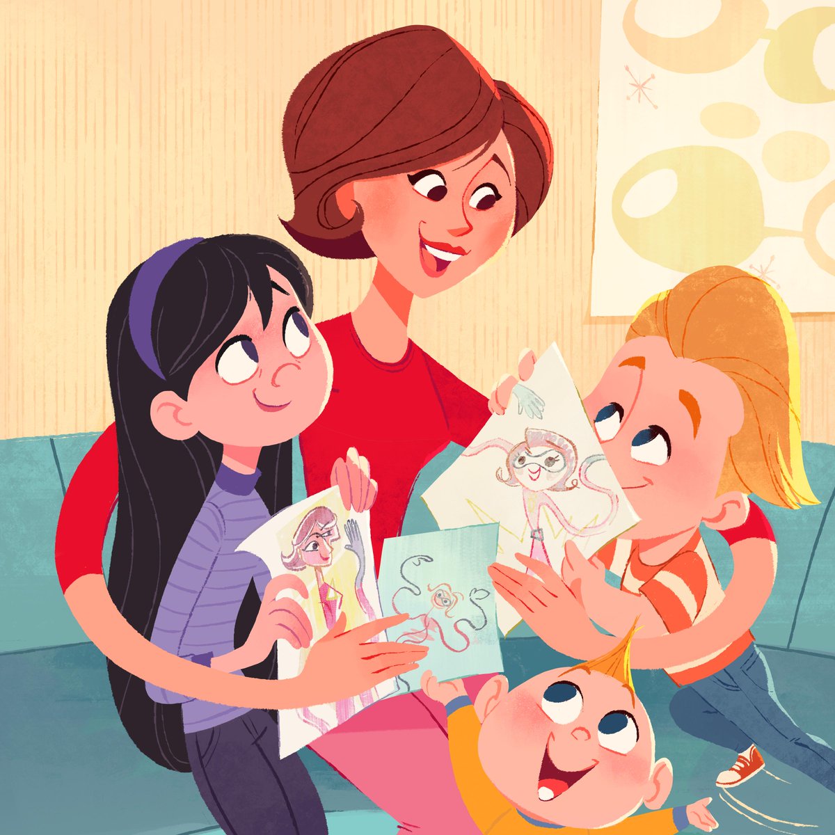 Disney's tweet photo. Happy Mother’s Day to every mom and mom-at-heart. ❤️ https://t.co/eR5SCurFQe