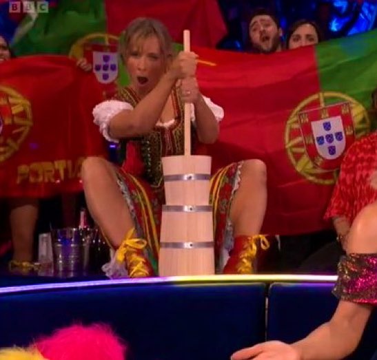 Mel Giedroyc is the new Penny Mordaunt