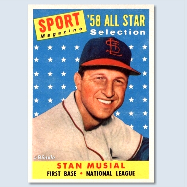 Fun Fact: St. Louis Cardinals legend Stan Musial didn't appear on a Topps baseball card until 1958! He was previously under contract with rival company Bowman! #MLB #History #BaseballCards #STLCards https://t.co/B7WYOCowC2