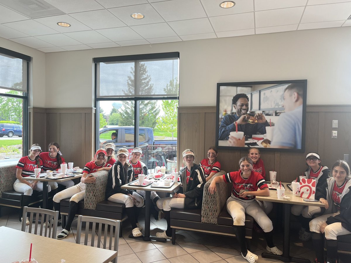 JV2 gets 2 wins against Barrington! HRs from Maczko and Demonica, and a grand slam from Weniger. Had to get some chicken on the way home! <a href="/HuntleySoftball/">HHSSoftball</a>