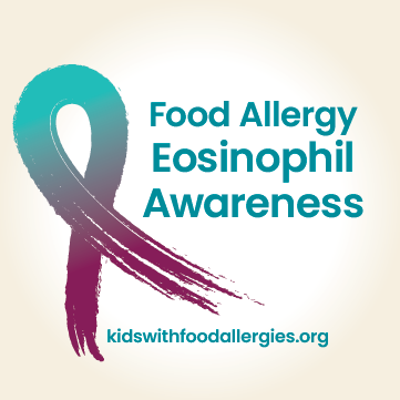 kfatweets's tweet photo. Tomorrow begins #FoodAllergyAwarenessWeek and National #Eosinophil Awareness Week (May 14-20). We dedicate this week to raising awareness about food allergies and eosinophilic disorders like EoE and eosinophilic asthma. Use one of our ribbons to help raise awareness! https://t.co/J4lRioUitR