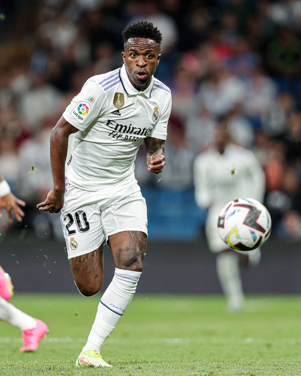 realmadridpt's tweet photo. 🏎️⚽ @vinijr 
#RealMadridGetafe https://t.co/9MToh0GkMb
